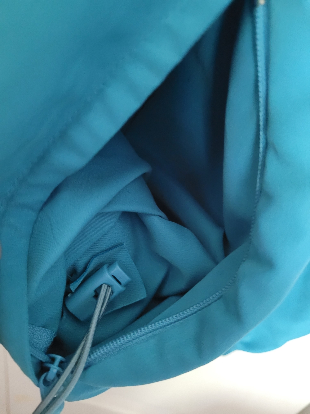 Women's Izod Turquoise Blue Pullover 3/4 Zip Lightweight  Jacket Size Large - Picture 7 of 15
